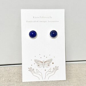 lapis lazuli stud earrings