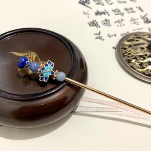 blue aventurine hair stick gemstone hair accessories chinese hair stick hanfu accessories traditional asian hair stick