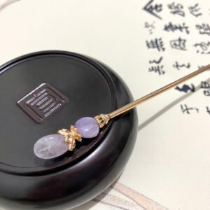 amethyst hair sticks purple gemstone hair stick gemstone hair accessories chinese hairpin hanfu hair accessories