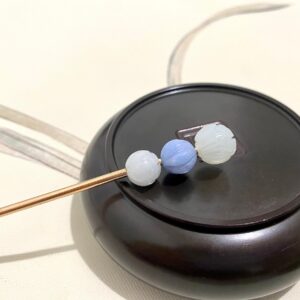 gemstone hair stick aquamarine hair pin white jade hair accessories chopstick hanfu accessories blue gemstone hair pin