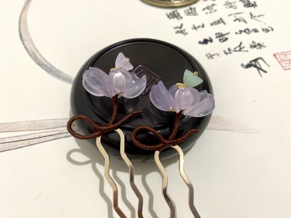 lotus flower hair fork decorative hair fork for wedding hanfu hair accessories hanfu hair jewelry